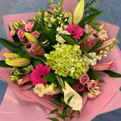 Eternal Charm - What could be more perfect than this fabulous collection of quality flowers hand-tied and delivered in water.