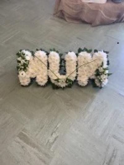 Mum Funeral Tribute - Our Expert Team Of Florists Will Produce A Tribute Of The Finest Quality