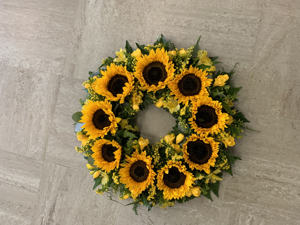 Sunflower Wreath