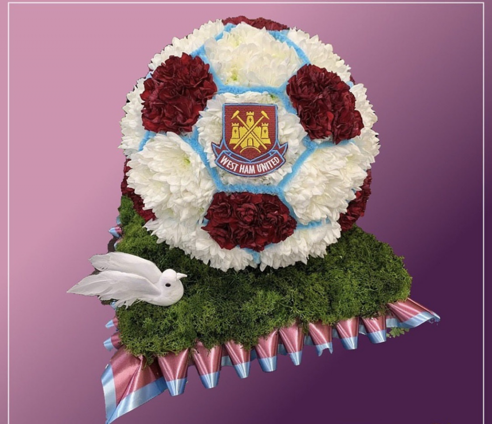 Football Floral Tribute