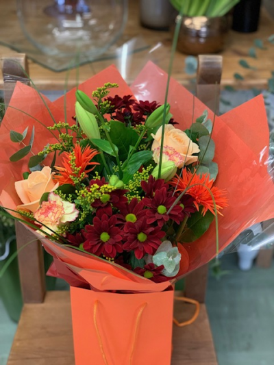 Autumn Bouquet - Selection Of Florist Choice Autumnal Colours.