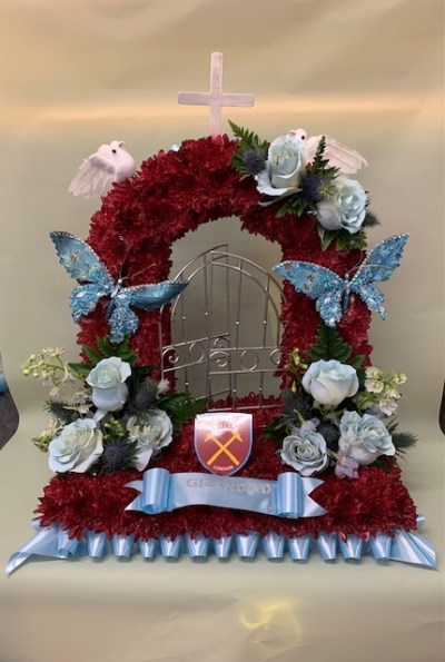 Gates Of Heaven Claret And Blue - Claret And Blue Tribute Customers Choice